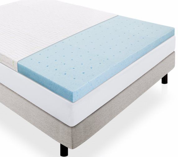 lucid 2.5 memory foam mattress topper