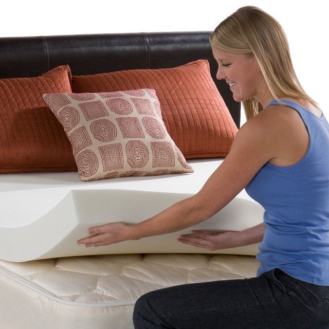 clean memory foam mattress topper