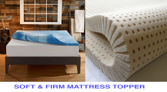 firm and soft mattress topper