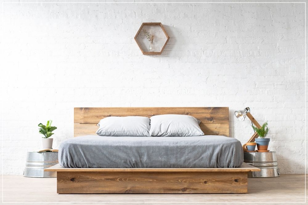 Wooden bed frames for heavy people