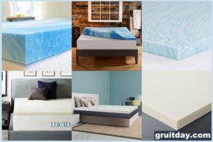 best gel memory foam mattress topper